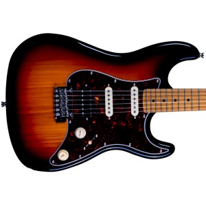 Jet Guitars JS-400 SB Roasted Maple HSS - Sunburst